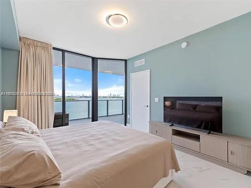 Furnished interior view inside a new home in , Miami (Image 8).