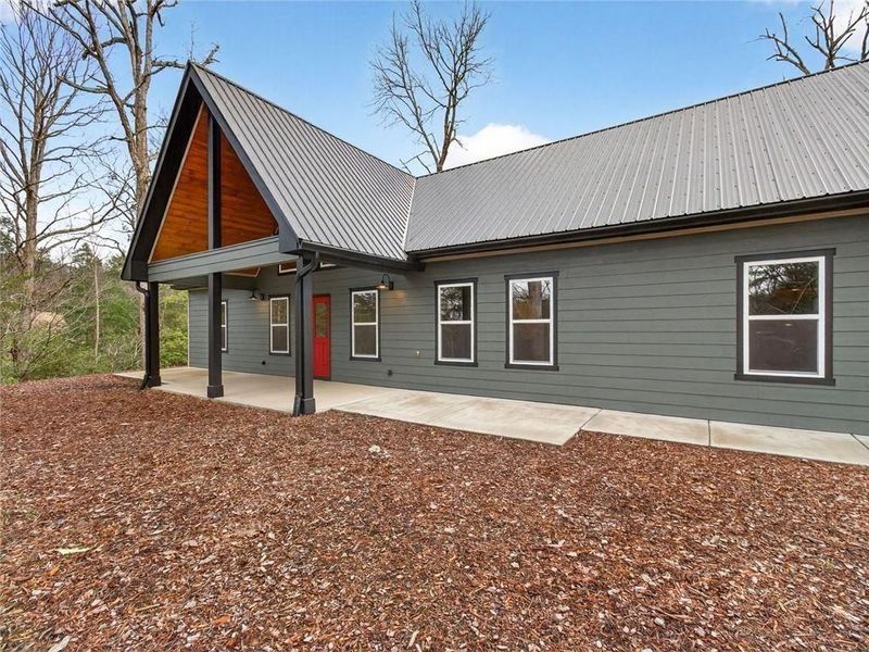 Exterior details and patio area of a home in , Ellijay (Image 34). Exterior details and patio area of a home in , Ellijay (Image 34).