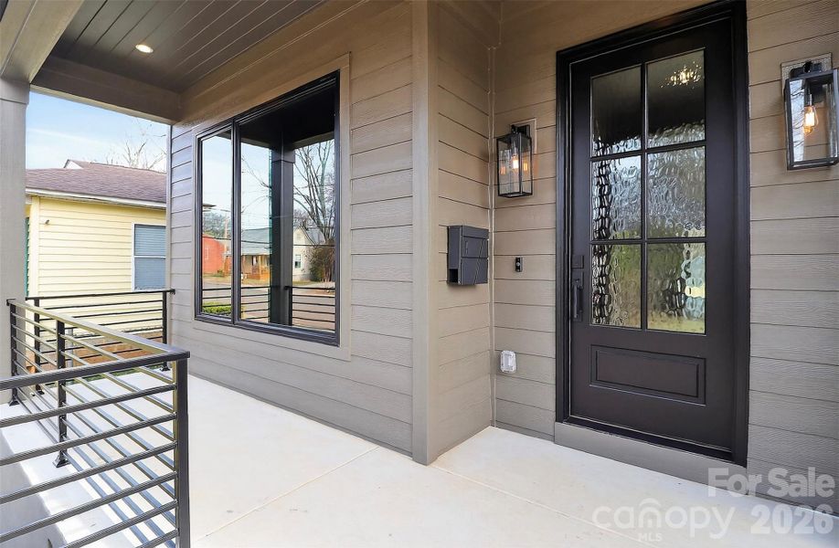 Exterior details and patio area of a home in , Charlotte (Image 27).