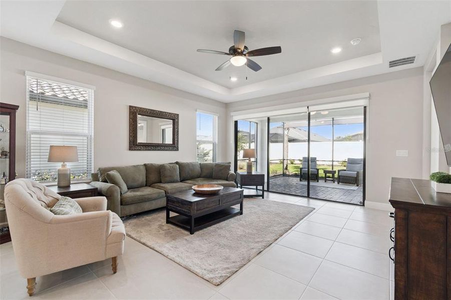 Furnished interior view inside a new home in , Wesley Chapel (Image 59).