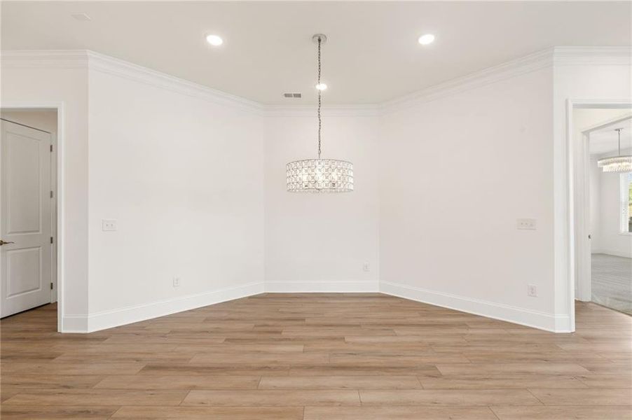 Spacious, unfurnished interior of a new home in Courtyards at Traditions, Cumming (Image 23).