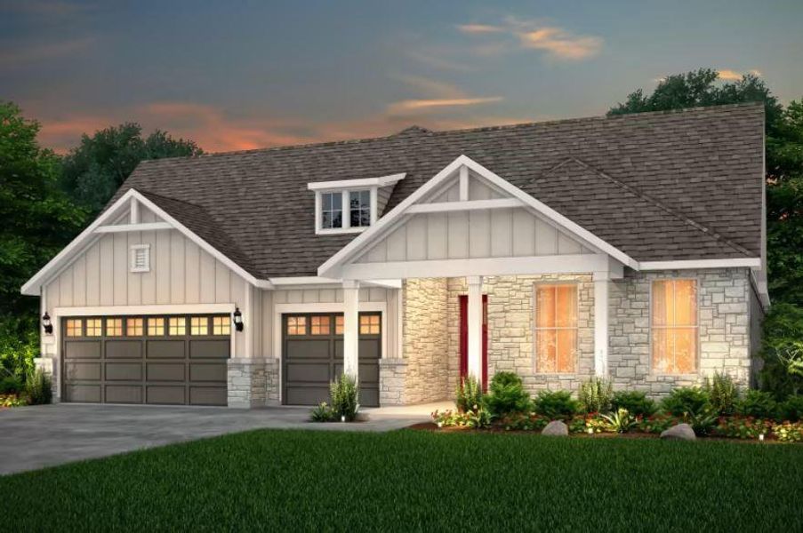 Pulte Homes, Renown elevation HC201, rendering