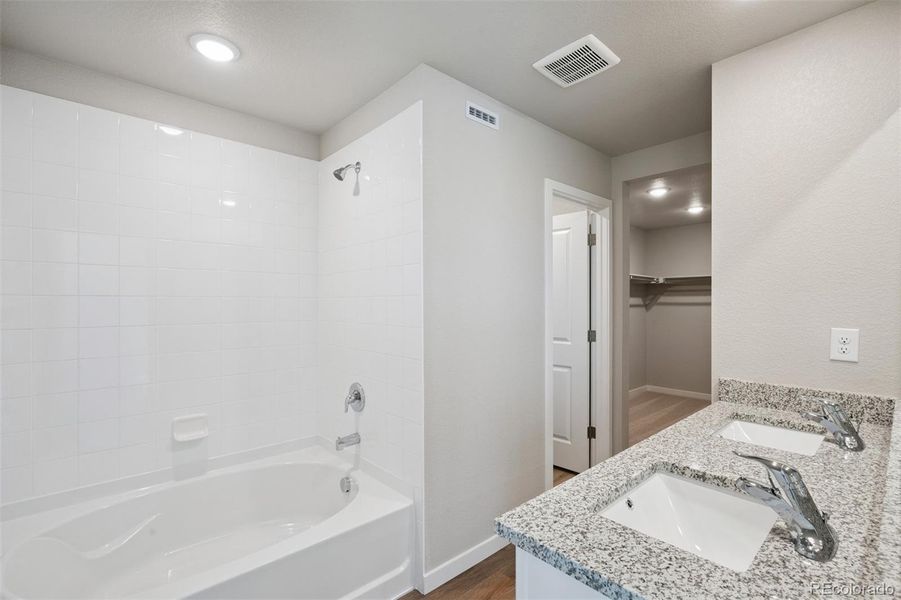 Furnished interior view inside a new home in , Fort Lupton (Image 12).