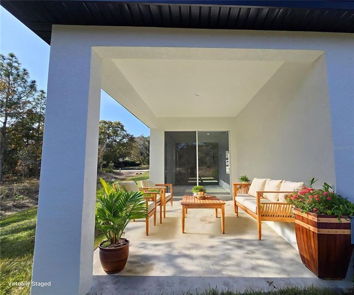 Exterior details and patio area of a home in , Homosassa (Image 45).