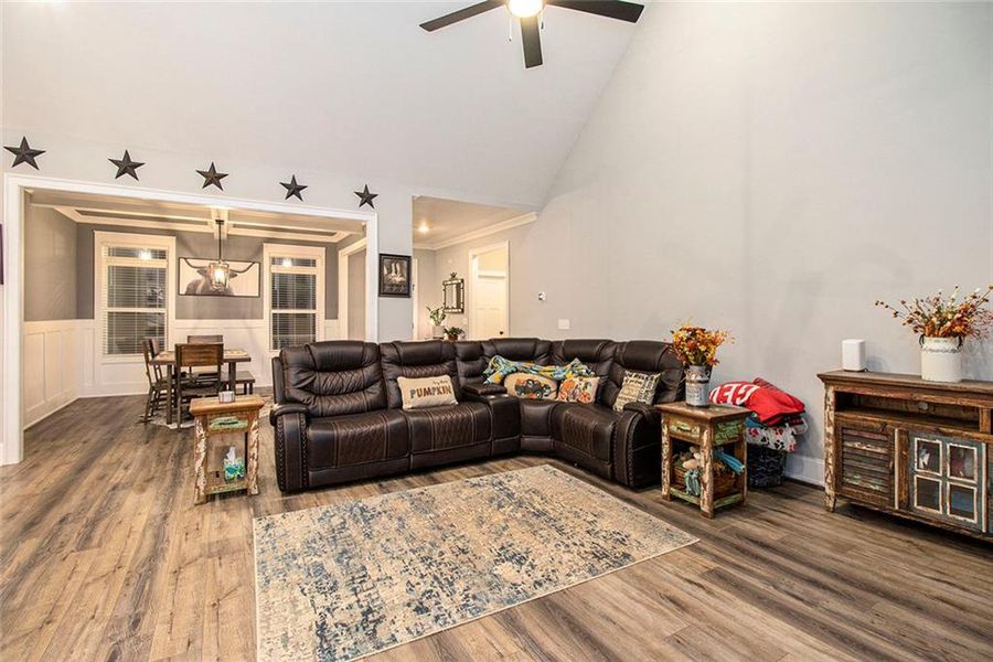 Furnished interior view inside a new home in Griffin Manor, Cartersville (Image 30).