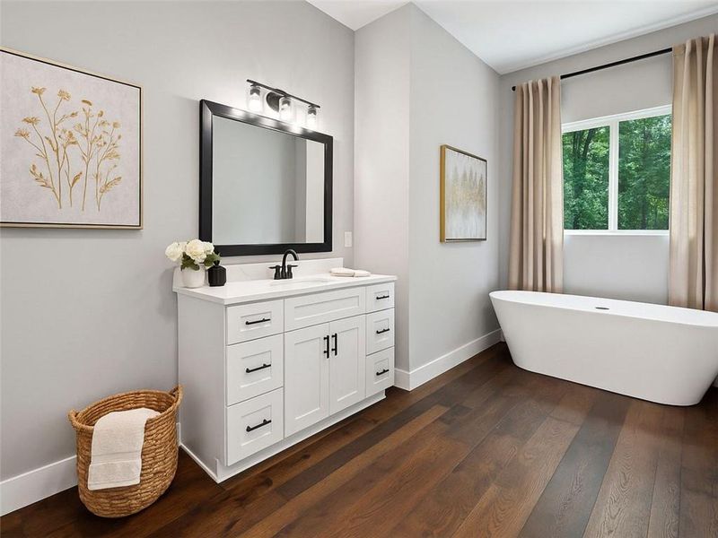 Furnished interior view inside a new home in , Mableton (Image 17).