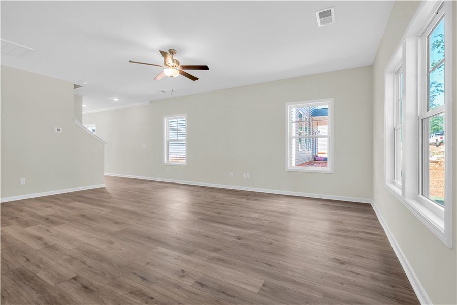Spacious, unfurnished interior of a new home in Brownstone Park, Easley (Image 12).