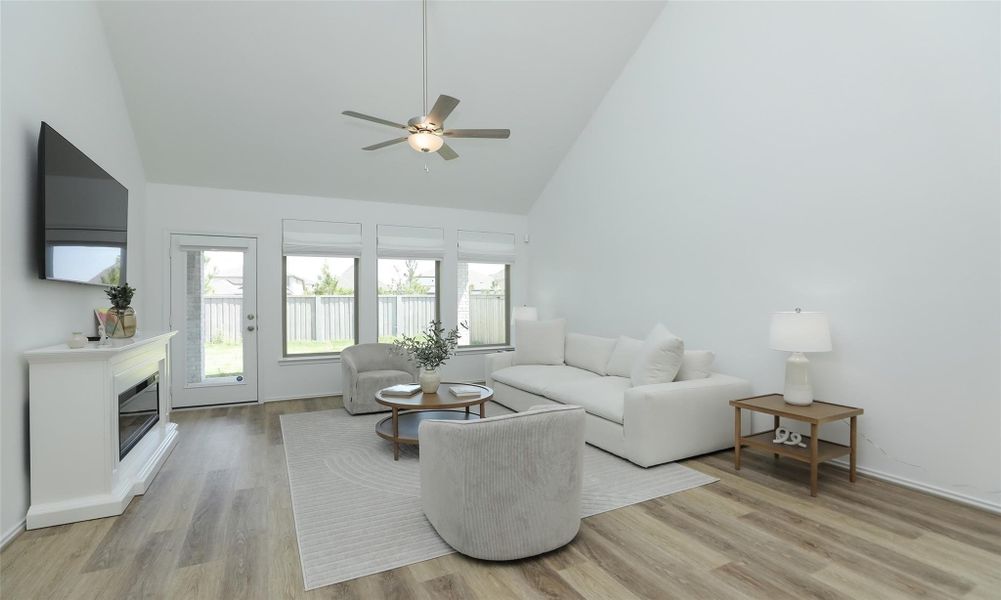 Furnished interior view inside a new home in , Cypress (Image 19).