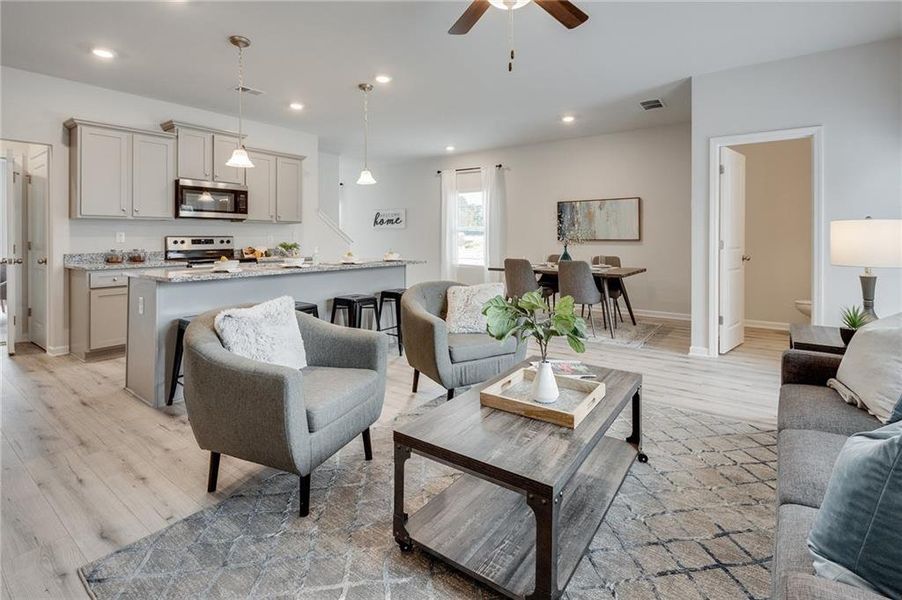 Furnished interior view inside a new home in Creekside Village, Lithonia (Image 15).