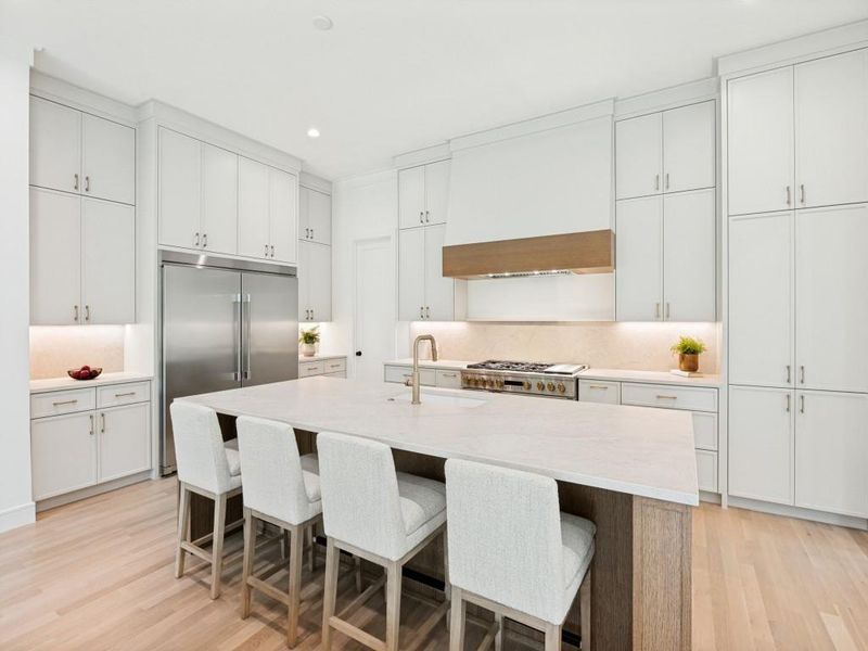 Furnished interior view inside a new home in , Dallas (Image 10).
