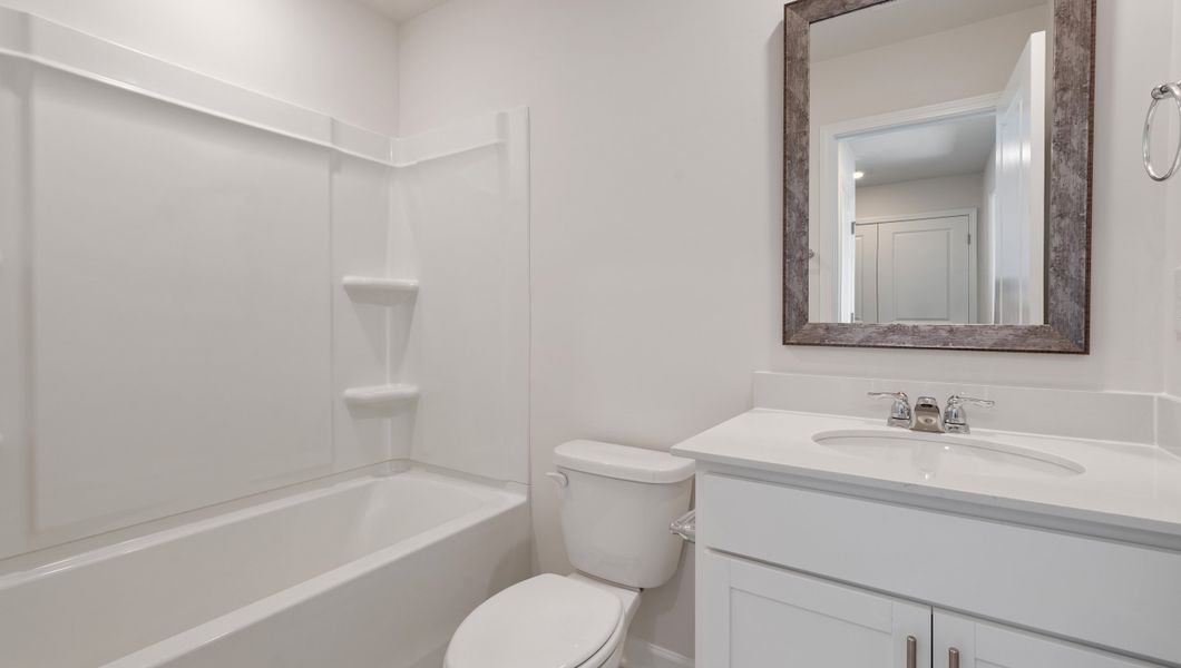 Furnished interior view inside a new home in Brookside Ridge Townhomes, Greer (Image 10).