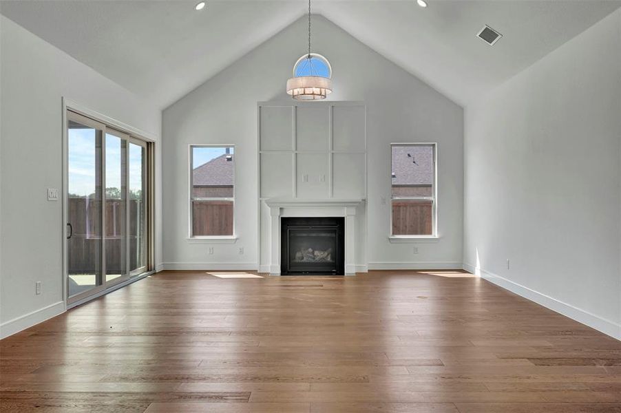 Spacious, unfurnished interior of a new home in Wellington, Haslet (Image 17).