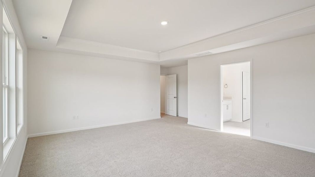 Spacious, unfurnished interior of a new home in Eagle Creek, Fuquay Varina (Image 22). Spacious, unfurnished interior of a new home in Eagle Creek, Fuquay Varina (Image 22).