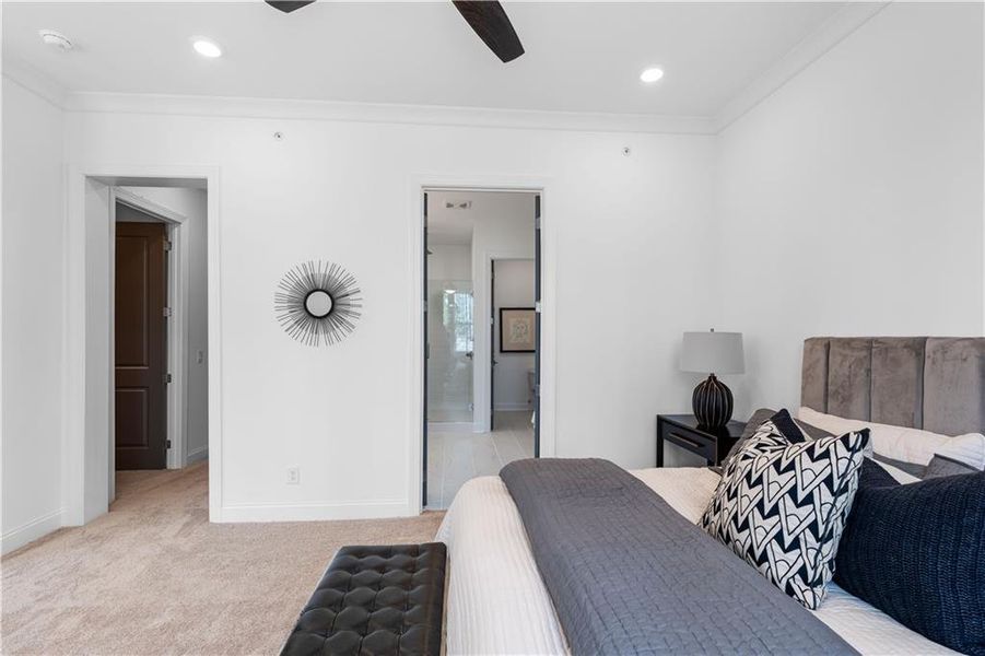 Furnished interior view inside a new home in Waterside Condos, Peachtree Corners (Image 12).