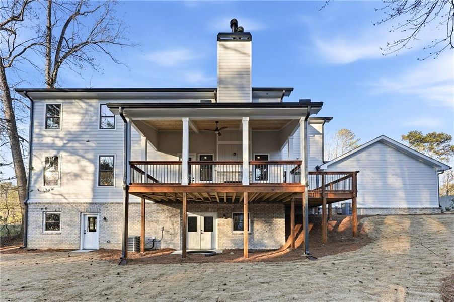 Exterior details and patio area of a home in , Buford (Image 33).