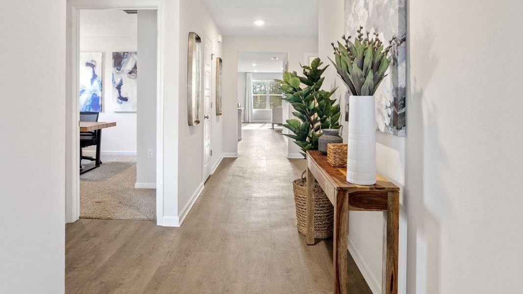Representative furnished interior of a home built from the The Cali by D.R. Horton in Lake Mary Forest, Tallahassee (Image 29).