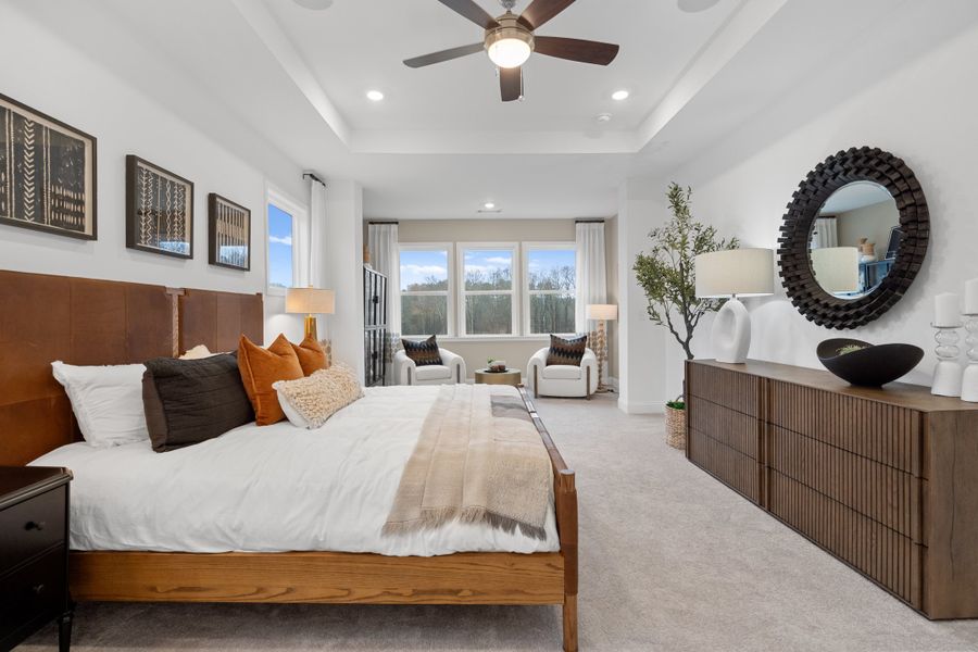 Representative furnished interior of a home built from the Sumner by Taylor Morrison in Auburn Glen, Dacula (Image 5).