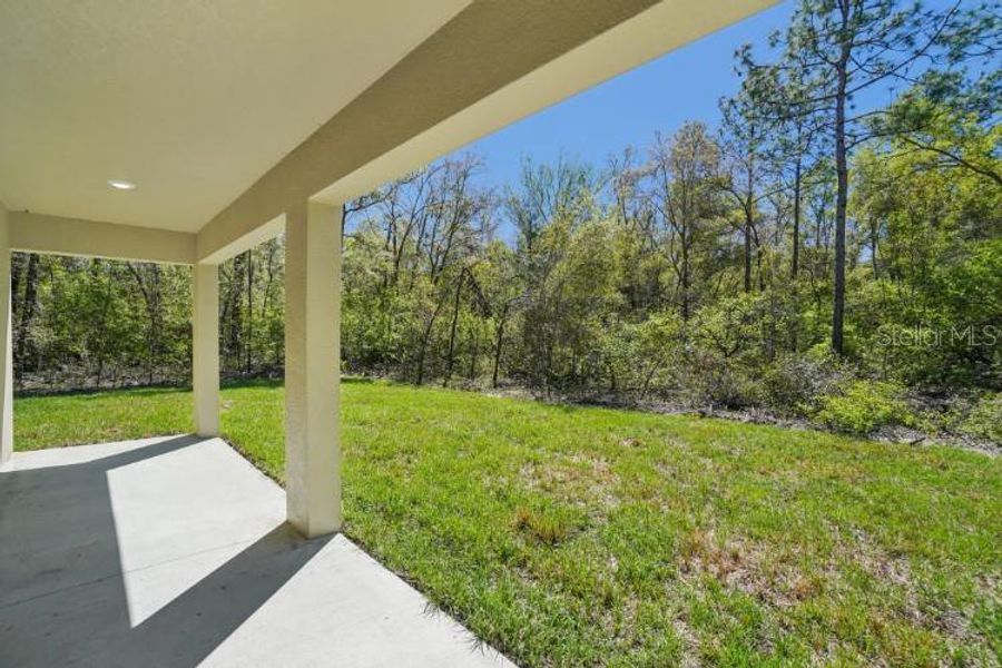 Exterior details and patio area of a home in Royal Highlands, Weeki Wachee (Image 3).