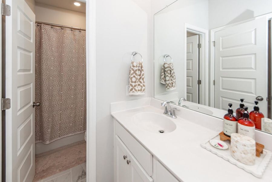 Furnished interior view inside a new home in , Summerville (Image 37).