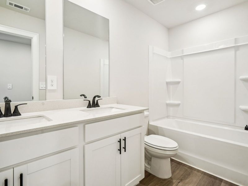 Furnished interior view inside a new home in Preserve at Mountain Creek, Pendergrass (Image 8).