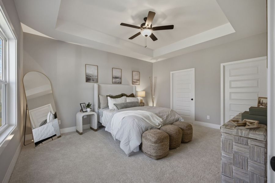 Primary Bedroom - Photo of Model Home