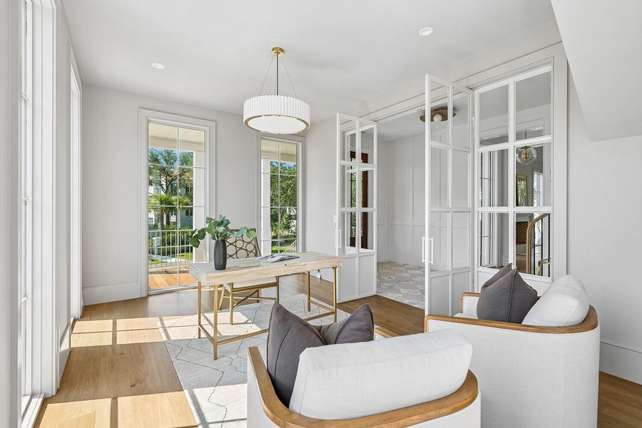 Furnished interior view inside a new home in , Johns Island (Image 46).
