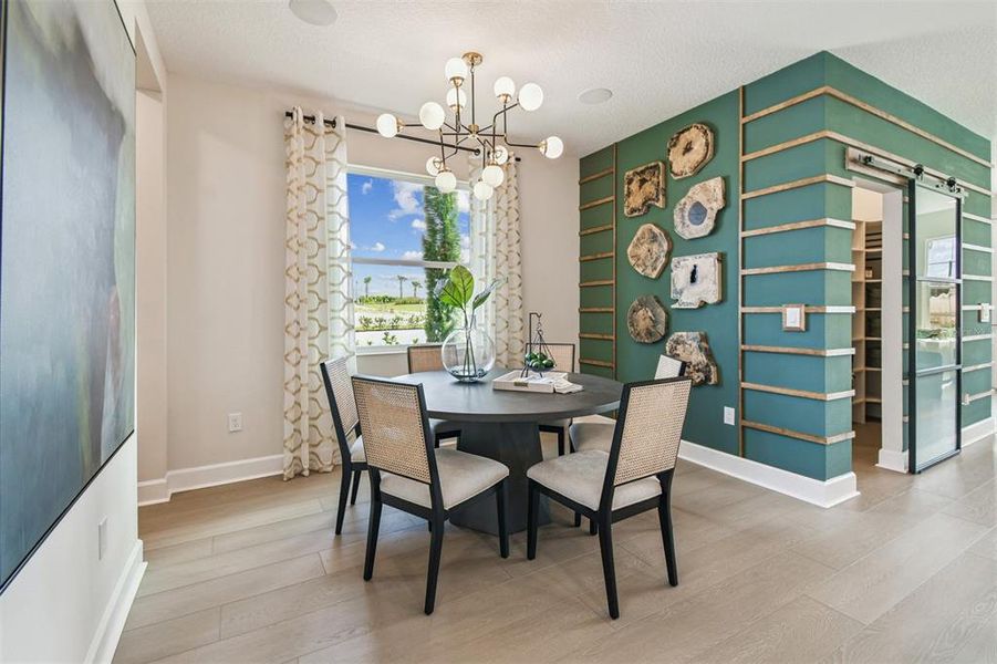 Furnished interior view inside a new home in Lake Star at Ovation, Winter Garden (Image 21).