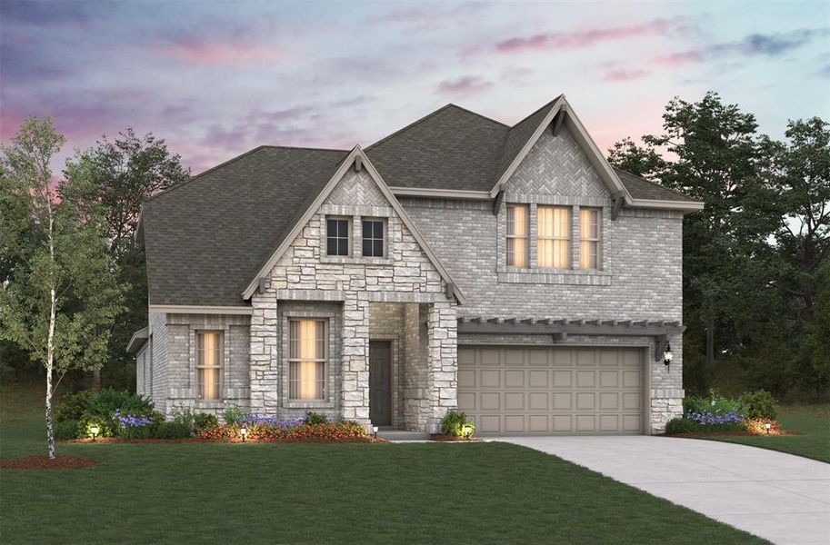 Beazer Homes Valencia on the Lake Summerfield floorplan