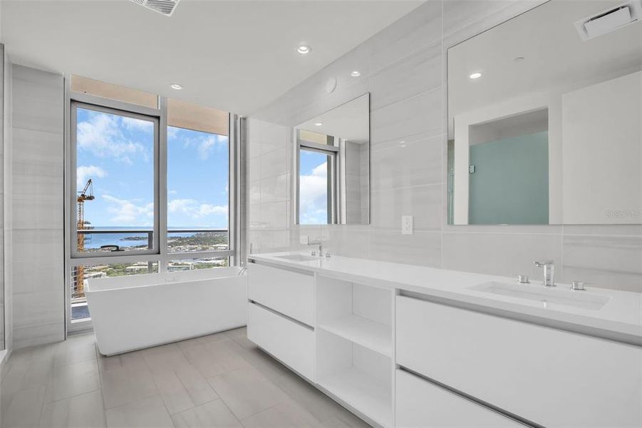 Furnished interior view inside a new home in , St. Petersburg (Image 10).