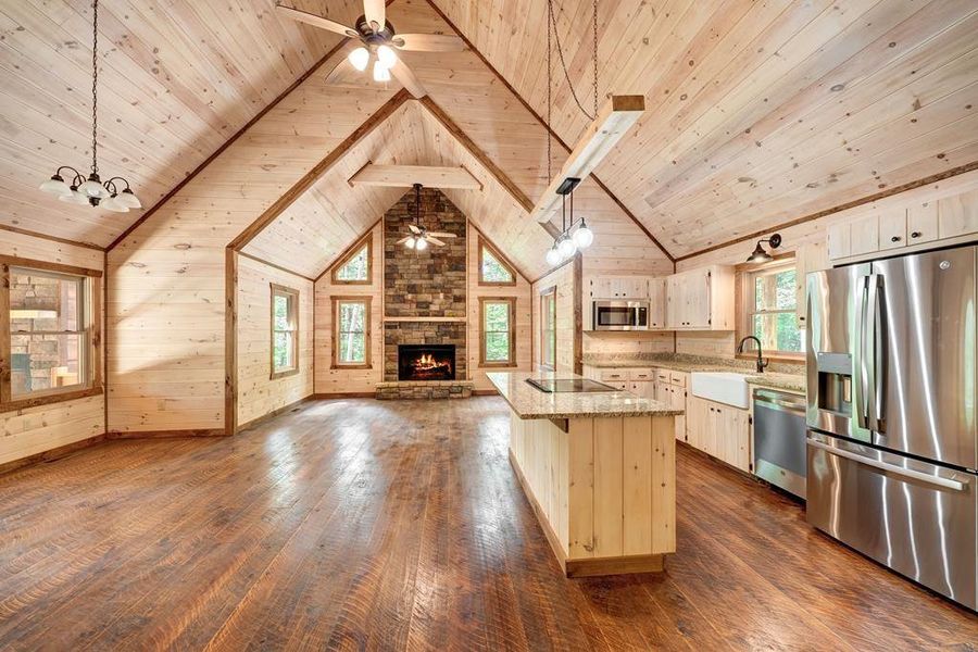 Furnished interior view inside a new home in , Mineral Bluff (Image 46).