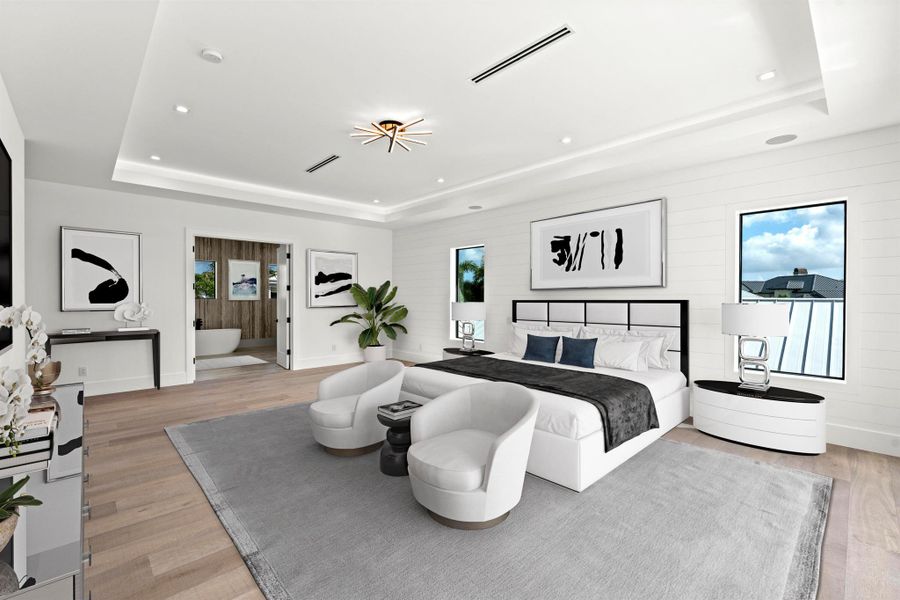 Furnished interior view inside a new home in , Palm Beach Gardens (Image 14).