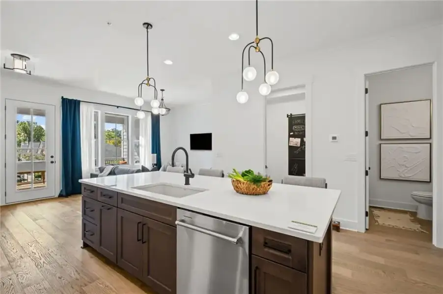 Furnished interior view inside a new home in , Sandy Springs (Image 21).