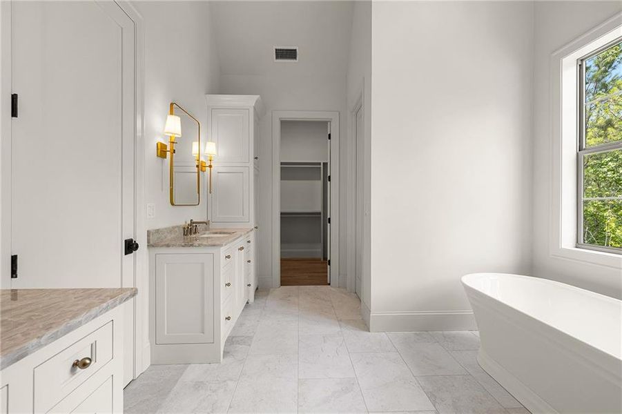 Furnished interior view inside a new home in , Newnan (Image 15).
