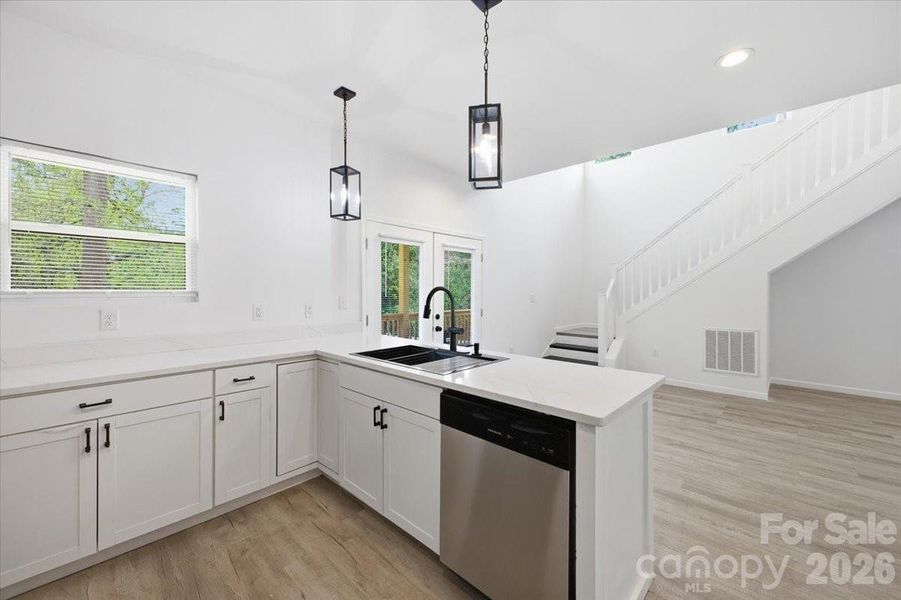 Furnished interior view inside a new home in , Charlotte (Image 6).
