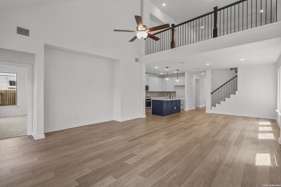Spacious, unfurnished interior of a new home in Stillwater Ranch, San Antonio (Image 36). Spacious, unfurnished interior of a new home in Stillwater Ranch, San Antonio (Image 36).