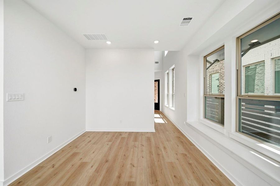 Spacious, unfurnished interior of a new home in Bridgeland, Cypress (Image 20).
