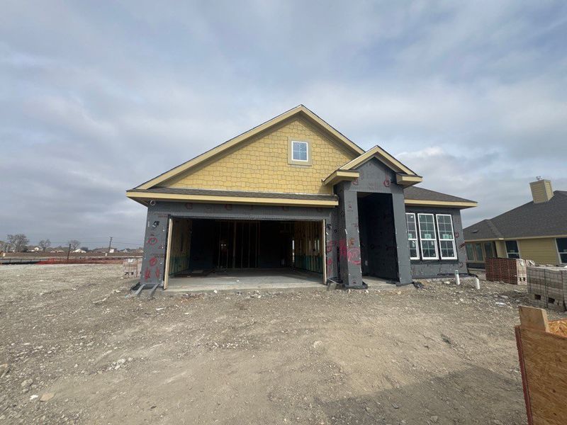 In-progress construction of a new home in Cedar Ridge Estates, Anna, TX (Image 4).