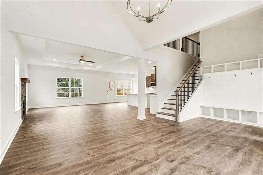 Spacious, unfurnished interior of a new home in , Douglasville (Image 12). Spacious, unfurnished interior of a new home in , Douglasville (Image 12).