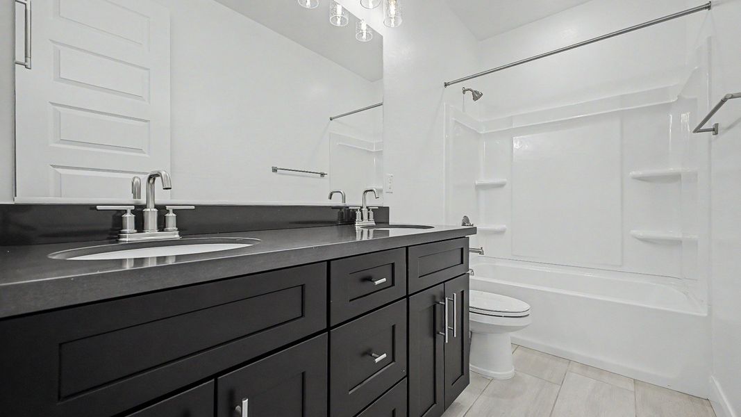 Furnished interior view inside a new home in Surprise City Center, Surprise (Image 27). Furnished interior view inside a new home in Surprise City Center, Surprise (Image 27).