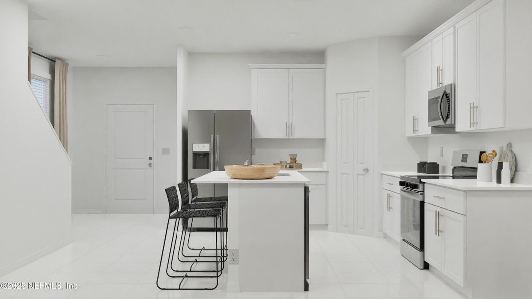 Furnished interior view inside a new home in Hardwick Farms, Jacksonville (Image 17).