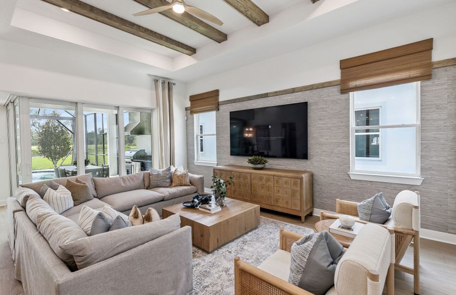 Representative furnished interior of a home built from the Mystique by Del Webb in Del Webb Stone Creek, Ocala (Image 9).