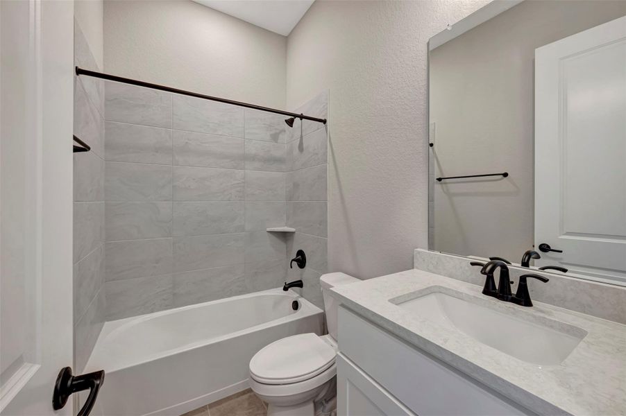 Furnished interior view inside a new home in Kresston - Enclave Collection, Montgomery (Image 3).