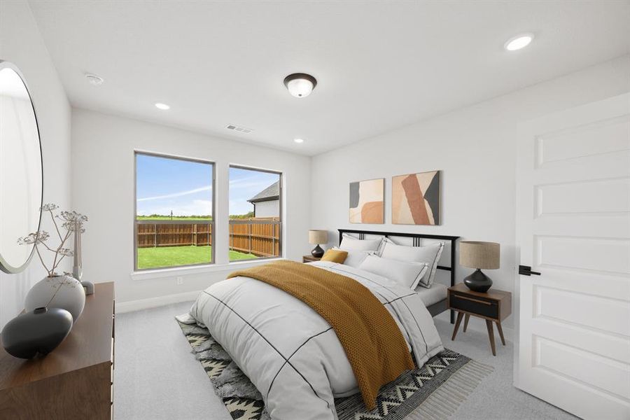 Furnished interior in a model home at Talia – Garden Series in Mesquite (Image 6).