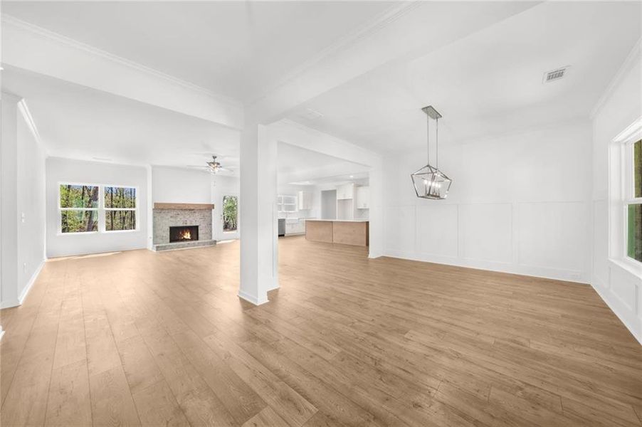 Spacious, unfurnished interior of a new home in , Gainesville (Image 20).