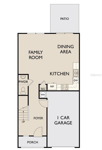 2D floor plan layout of this home in Temples Crossing, Davenport, FL (Image 3). 2D floor plan layout of this home in Temples Crossing, Davenport, FL (Image 3).
