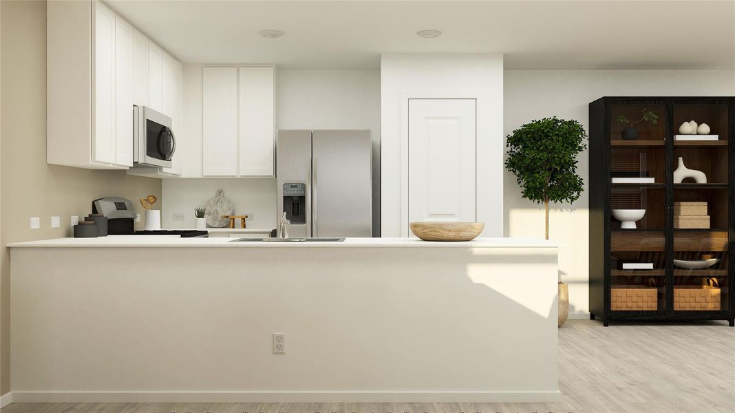 Furnished interior view inside a new home in Synova, Crosby (Image 13).