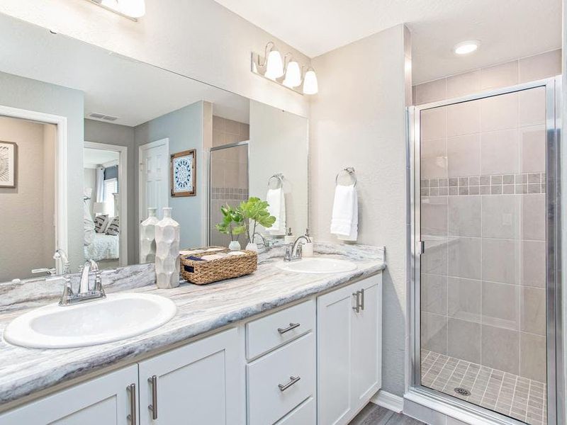 Your suite is complete with a private en-suite bath - Parsyn by Highland Homes