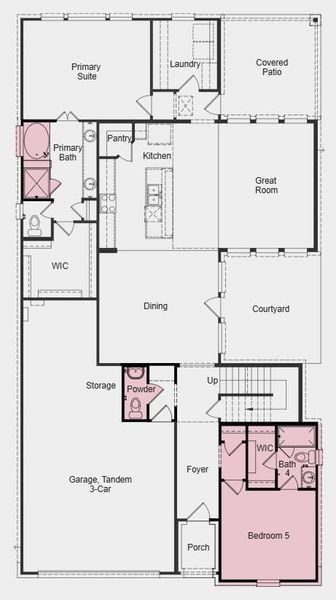 Additional Highlights Include: quartz countertops in bathrooms, gas line at patio, and included sprinkler system. Additional Highlights Include: quartz countertops in bathrooms, gas line at patio, and included sprinkler system.