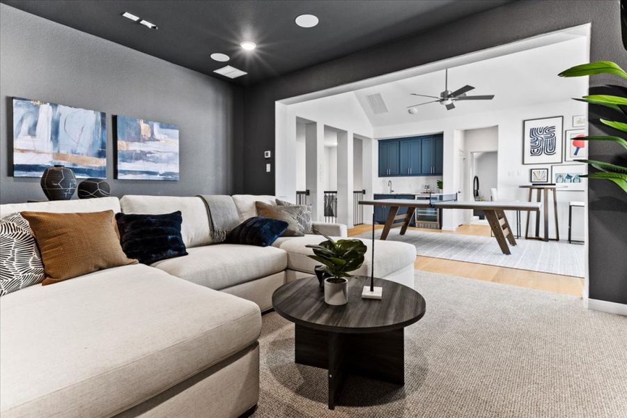 Furnished interior view inside a new home in Nelson Lake, Rockwall (Image 12).