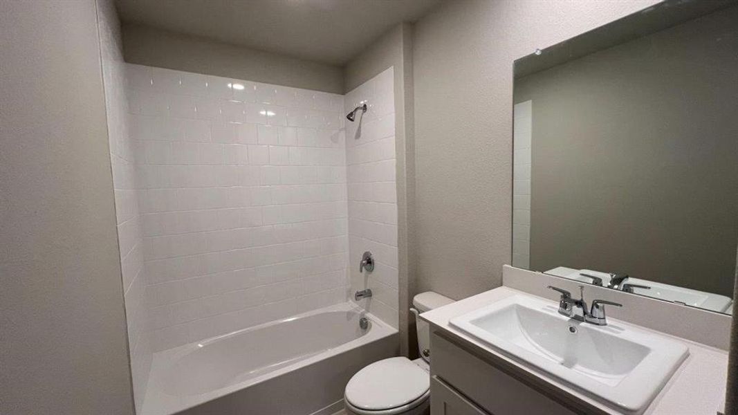 Furnished interior view inside a new home in Rosewood at Beltmill, Fort Worth (Image 5).